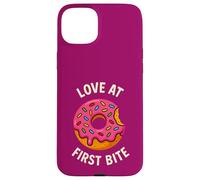 Ciambella alla fragola Love at First Bite Design Dolce Custodia per iPhone 15 Plus