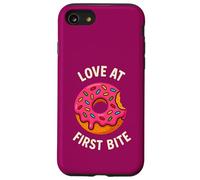 Ciambella alla fragola Love at First Bite Design Dolce Custodia per iPhone SE (2020) / 7/8