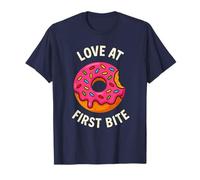 Ciambella alla Fragola Love at First Bite Design Dolce Maglietta