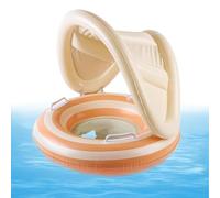 Ciambella Baby per Piscina | Anello Galleggiante Per Bambini - Regolabile Con Protezione Solare Sicurezza Acquatica Estiva In Acqua