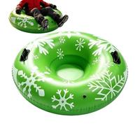 Ciambella da Neve Gonfiabile Donut da Slittino in PVC Ispessito 90x90 cm