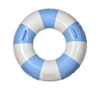 Ciambella Da Nuoto- Kids Ciambella Da Con Maniglie Motivo Righe | Anello Di Nuoto Gonfiabile | Versatile Ciambella Galleggiante Rinforzata Con Maniglie Antiribaltamento E Righe Per Spiaggia E Estate