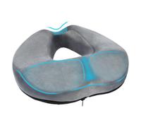 CIAMBELLA ERGONOMICA CUSCINO SEDIA MEMORY FOAM GRIGIO COMFORT ANTI-DECUBITO