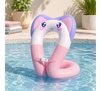 Ciambella Galleggiante con Seduta Pompa Manuale Inclusa Gioco D'acqua Cartoon