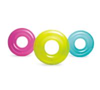 Salvagente Intex Transparent Tubes 59260NP Colore: rosa