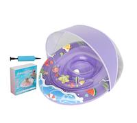 Ciambella Gonfiabile | Galleggiante Antiribaltamento Con Tettuccio | Gonfiabili Da Piscina Per Bambini | Spiaggia Festa Estate Lago Fiume All'Aperto Bimbi E Bambine 0-3 Anni