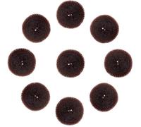 Ciambella per Chioma Chignon 15 Pezzi Nylon Marrone Elegante