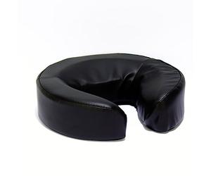 Ciambella poggia testa per lettini da massaggio cuscino morbido e soffice spessore della ciambella 9cm universali (Nero)