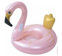 CIAMBELLA SALVAGENTE CAVALCABILE FENICOTTERO ROSA BAMBINI 115CM MARE PISCINA