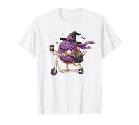 Ciambella Scooter Strega Halloween Bambini Uomo Donna Maglietta