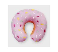 (Ciambella) Simpatico cuscino da viaggio a forma di U con panda, arcobaleno, nuvola e frutta, in stile