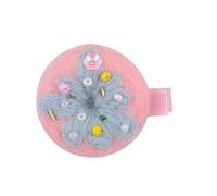 Ciambelle in tessuto non tessuto Clip per capelli per bambini Elegante tornante Anatra Clip laterale Barrettes per le donne Frangia laterale Styling dei capelli Cli