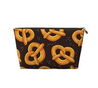 Ciambellina salata del fumetto, Borsa da toilette Borsa per trucco Borsa per cosmetici Borsa da toilette da viaggio portatile