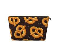 Ciambellina salata del fumetto, Borsa per il trucco Borsa per cosmetici Borsa da toilette da viaggio portatile Borsa da toilette