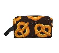 Ciambellina salata del fumetto, Borsa per il trucco Borsa per cosmetici Borsa da viaggio portatile da viaggio Borsa per trucco Organizer