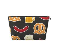 Ciambellina salata e birra, Borsa da toilette Borsa per trucco Borsa per cosmetici Borsa da toilette da viaggio portatile