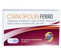 CIANOFOLIN FERRO integratore di vitamine B 30 capsule