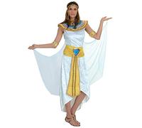 Ciao 16149 - Regina del Nilo, Taglia S, Bianco/Oro