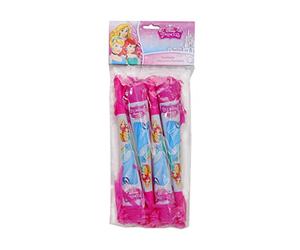 Ciao 28185 - Confezione da 4 Trombette 25 cm con Frangia Disney Princess, Rosa