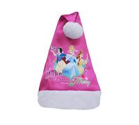 Ciao 90901 Cappello Babbo Natale Disney Principesse, Rosa, Taglia Unica