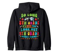Ciao 9th Grade So Long 8th Fun Graduation Ritorno a scuola Felpa con Cappuccio