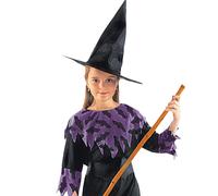 Ciao Abito Strega Della Notte Costume Halloween Nero Viola Bambina