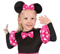 Ciao Abito Topina Rosa Costume Carnevale con orecchie Finte Bambina