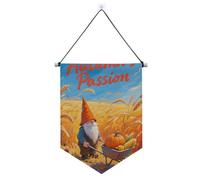 Ciao autunno autunno campo di grano banner nani da appendere con asta telescopica bandiera banner decorazione esterna per ufficio, scuola, aula, dormitorio, casa