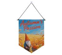 Ciao Autunno Autunno Campo di grano Nano banner gancio per parete con asta telescopica pin display banner appeso decorazione da parete per porte, pareti, finestre, giardini, cortile