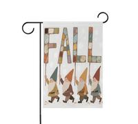 Ciao Autunno Autunno Dwalf vacanze cantiere bandiere per esterno banner esterno per la decorazione esterna 12x18 doppia faccia