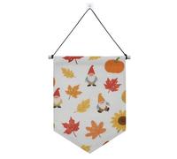 Ciao autunno autunno foglia d'acero zucca nano banner gancio per parete con asta telescopica banner per feste per esterni banner e decorazioni per interni, feste all'aperto
