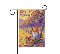 Ciao Autunno Autunno Raccolta Nani bandiere all'aperto banner banner per la decorazione del giardino 12x18 doppia faccia
