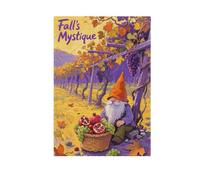 Ciao Autunno Autunno Raccolto Nani bandiere di vacanza banner bandiere per esterno per la decorazione del giardino 28x40 doppia faccia