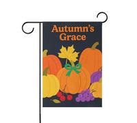 Ciao Autunno Autunno Zucca Frutta bandiere marine all'aperto bandiere all'aperto banner per la decorazione del cortile 12x18 doppia faccia