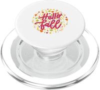 Ciao Autunno, foglie autunnali, colori autunnali, vibrazioni autunnali PopSockets PopGrip per MagSafe