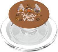 Ciao Autunno, Gnomi autunnali divertenti, Foglie d'autunno PopSockets PopGrip per MagSafe