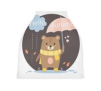 Ciao Autunno Simpatico Orso Auto per Bambini Passeggino Tettoia Copri Seggiolino Copertura Infermieristica per L'Allattamento Al Seno All-In-1 Morbido Traspirante Elastica Tettuccio