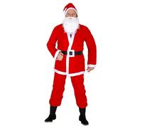 Ciao Costume travestimento Babbo Natale Rosso e Bianco Uomo Taglia unica adulto