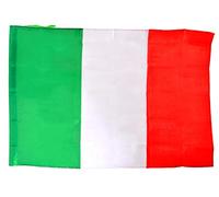 Ciao- Bandiera Italia in Tessuto con Asta, Verde/Bianco/Rosso, 22093