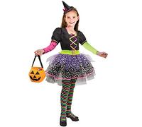Ciao- Barbie Strega Multicolor Halloween Special Edition Costume Bambina (Taglia 8-10 Anni), 11659.8-10