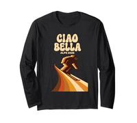 Ciao Bella Alpi 2026 Sci Stile Vintage Italia Maglia a Manica