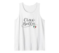 Ciao Bella Bandiera Italiana Cuore Italia Design Souvenir Canotta