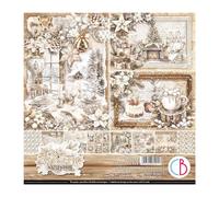 Ciao Bella Blocco di carta da 20,3 x 20,3 cm, cartoncino double face da 190 g/m² (stagione invernale)