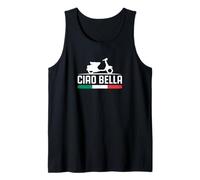 Ciao Bella Carino Italiano Italia Casual Vacanza ed Estate Canotta