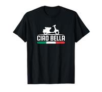 Ciao Bella Carino Italiano Italia Casual Vacanza ed Estate Maglietta