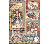 Ciao Bella Creative Paper Pad - Blocco di carta A4, 9 fronte/retro, 190 g/m² (negozio di giocattoli)