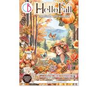 Ciao Bella Ephemera - Diario per lavori di carta, biglietti, scrapbooking e collage, 140 g/m² (Hello Fall)