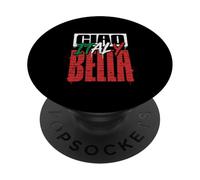 Ciao Bella Graffiti Italia Flag Testo Street Art Design PopSockets PopGrip Adesivo