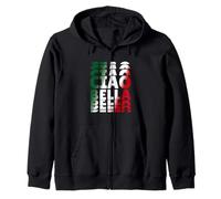 Ciao Bella Grafica Bandiera Italia Cool Italian Greeting Felpa con Cappuccio