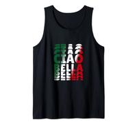 Ciao Bella Graphic Italia Bandiera Cool Italian Greeting Canotta